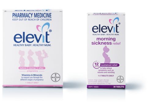 Elevit & Elevit Morning Sickness products